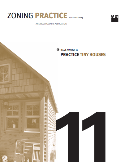 November 2015 issue of Zoning Practice