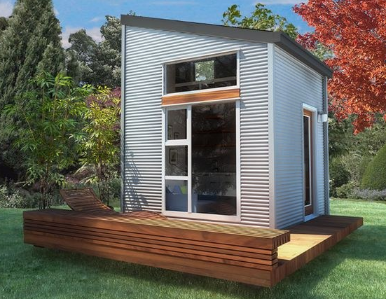 example of a tiny house on a foundation